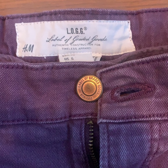 Purple H&M short shorts - Picture 2 of 3